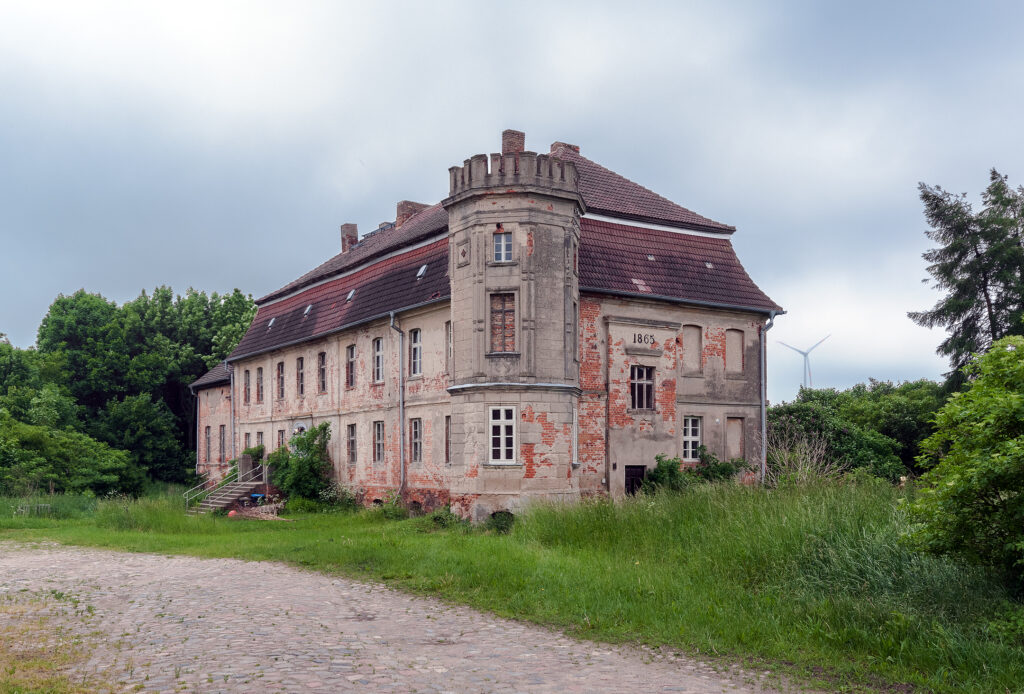 Ein Bild von Schloss Tornow.