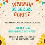 Kinder und Jugenddisco als Warumup zum Dorffest