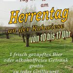 Einladung zum "Herrentag" beim Verein Zur Kuhwiese e.V.