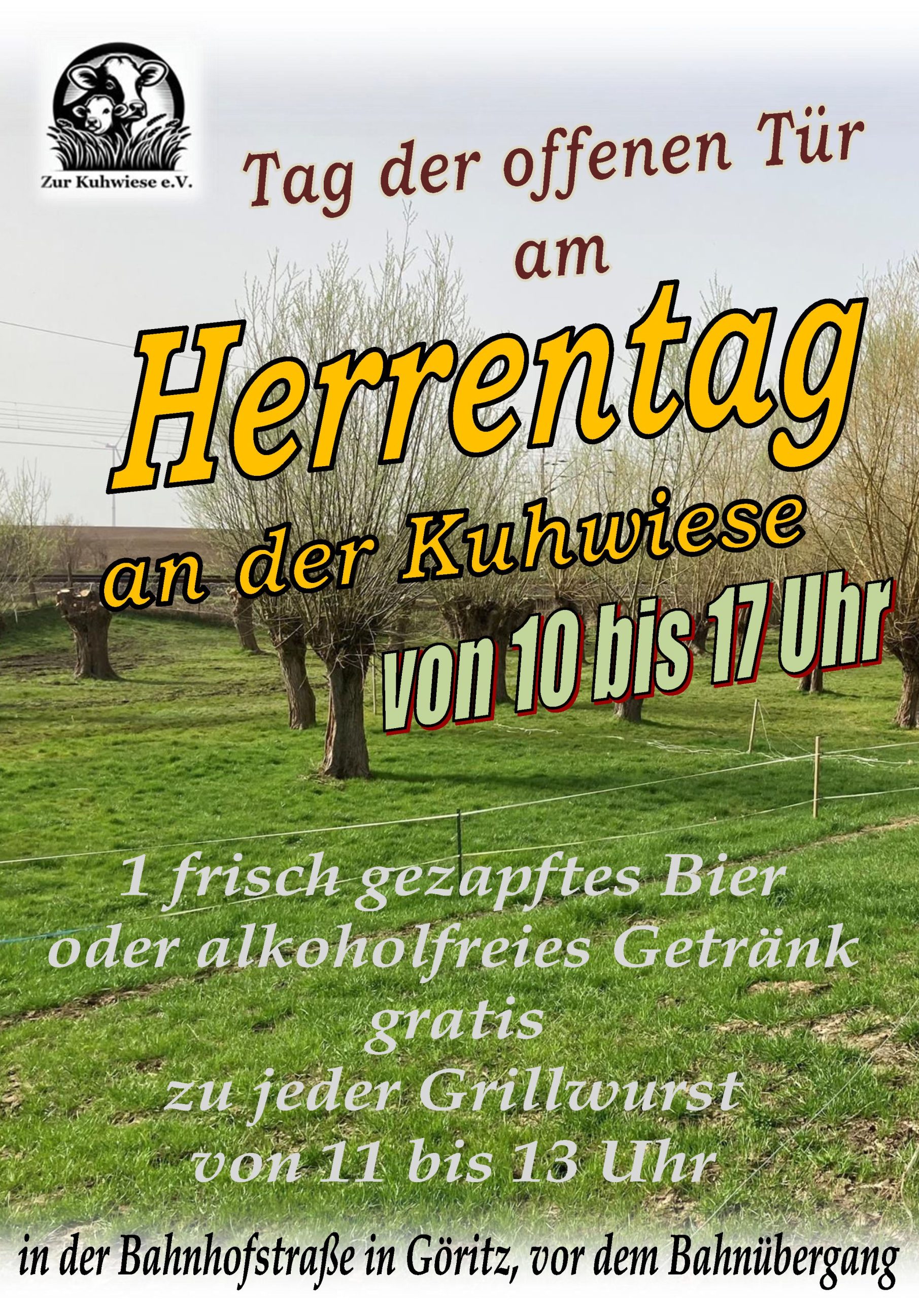 Einladung zum "Herrentag" beim Verein Zur Kuhwiese e.V.