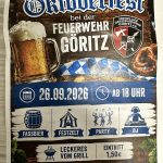 Oktoberfest des Ortsvereins der freiwilligen Feuerwehr Göritz