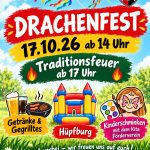 Drachenfest mit Traditionsfeuer