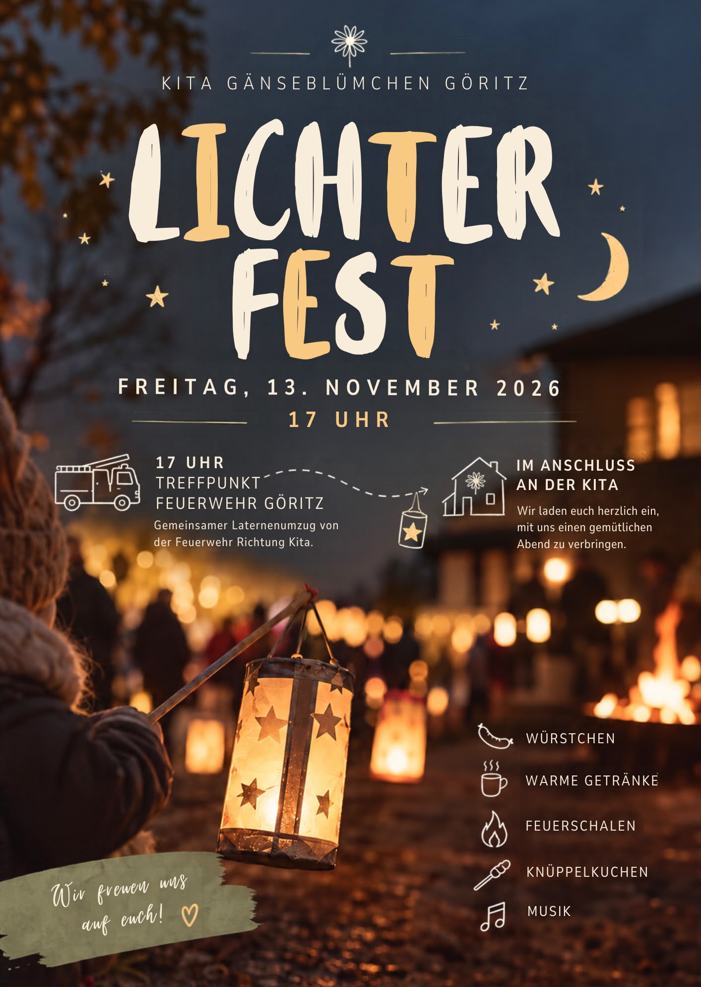 Lichterfest der Kita Gänseblümchen